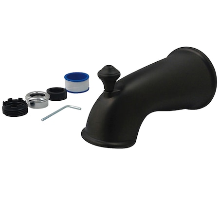 Showerscape 6" Universal, Tub Spout W/ Diverter, Oil Rubbed Bronze K1275A5